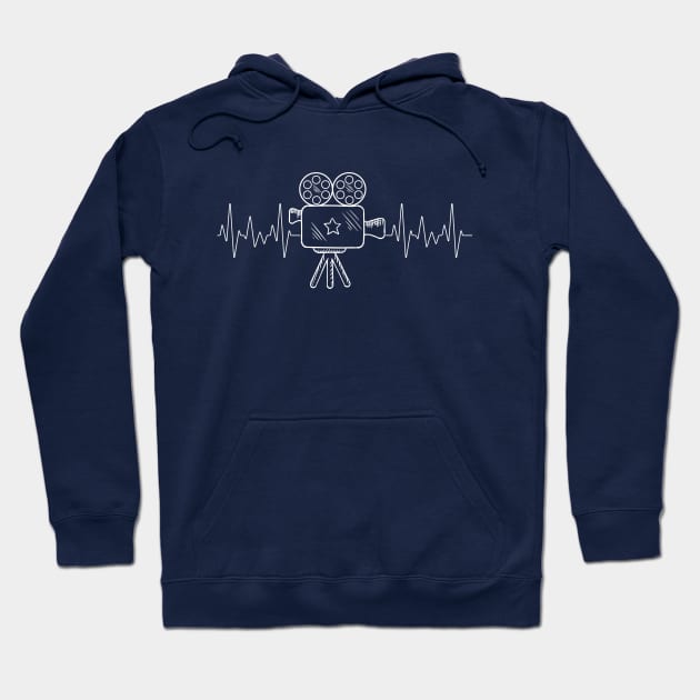 Film Actor Heartbeat Hoodie by WearablePSA